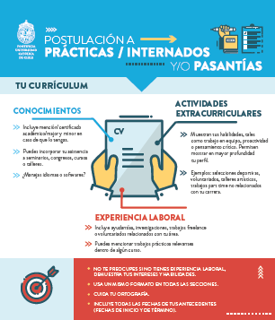 Postulación a prácticas